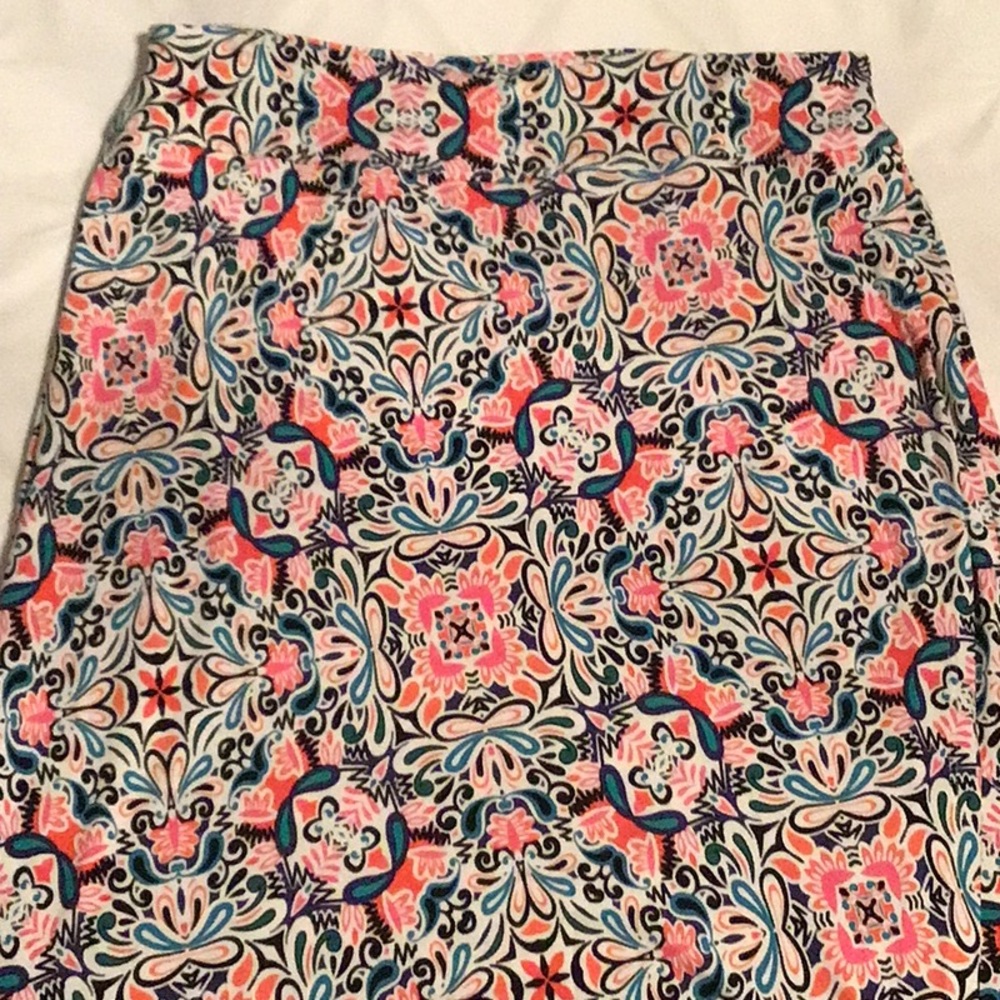 Hi/low maxi skirt
